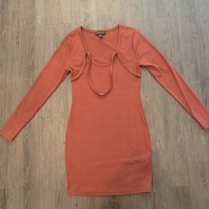 Plus size Burnt Red Bodycon Dress | Forever 21